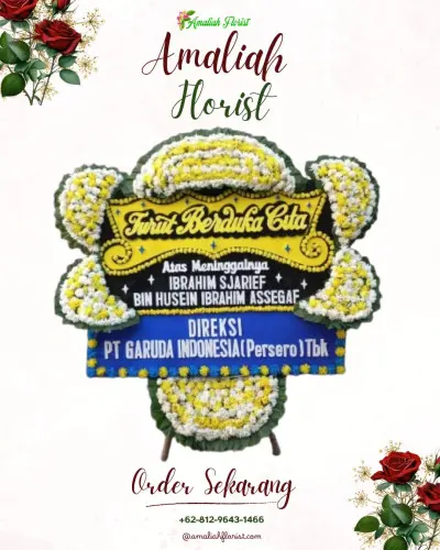 Papan Bunga Duka di Selulung