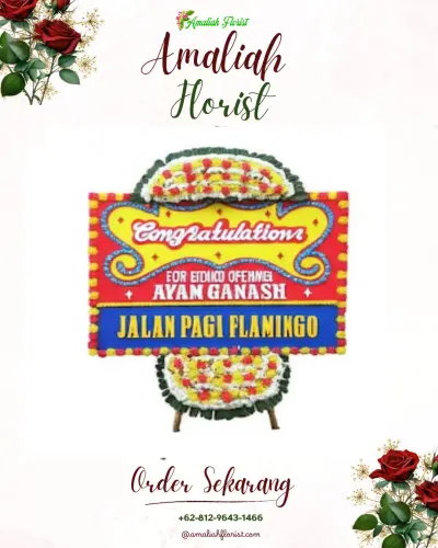 Bunga Papan Congratulation di Selulung